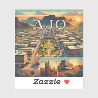 Ajo Arizona 3 pulgadas Pegatina de vinilo