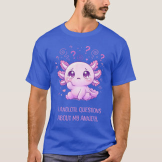 ¡Ajolote Divertido! Camiseta de Ansiedad y Salud M
