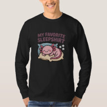 Ajolote Divertido Durmiendo - Mi Camiseta Favorita