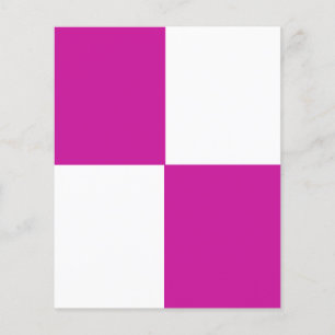 AJUSTABLE Flyer blanco y rosado caliente