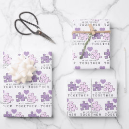 Ajustamos Perfectamente Juntos Encajar Hojas De Pa