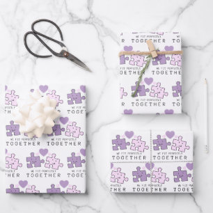 Ajustamos Perfectamente Juntos Encajar Hojas De Pa