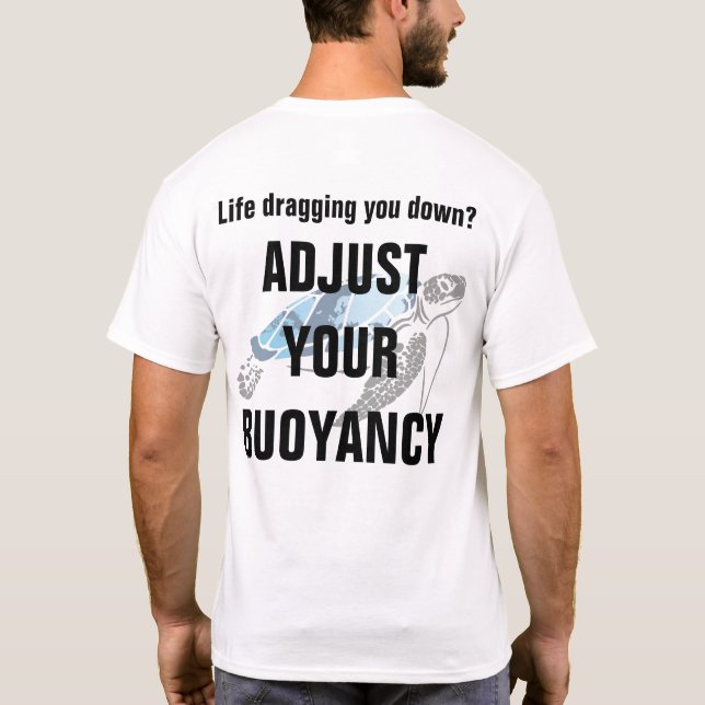 Ajustar la camiseta de los hombres de flotación (Reverso)