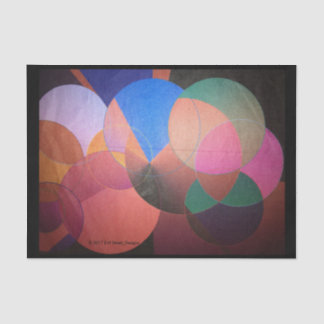 Ajuste abstracto del negro del papel seda