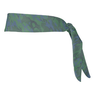 Ajuste de cabeza de camo verde iluminado