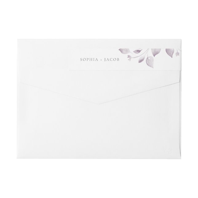 Ajuste de follaje de ensueño alrededor de la etiqu (Reverso)