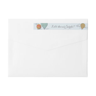 Ajuste de globo de aire caliente de arriba y de le