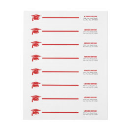 Ajuste de graduación de negrita roja alrededor de 