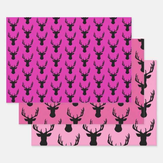 Ajuste de hojas de papel - Impactante en rosa (Set)