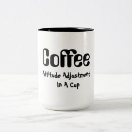 Ajuste De La Actitud Del Café En Un Humor De Copa