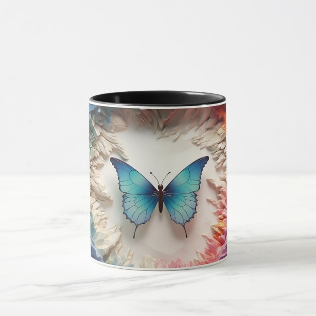 Ajuste de la taza 3D de mariposa (Centro)