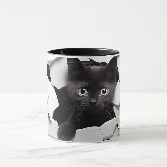 Ajuste de la taza de sublimación del gato negro en (Centro)