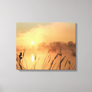Ajuste de lienzo de amanecer oxidado