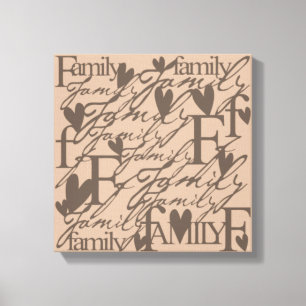 Ajuste de lienzo Personalizado de amor familiar