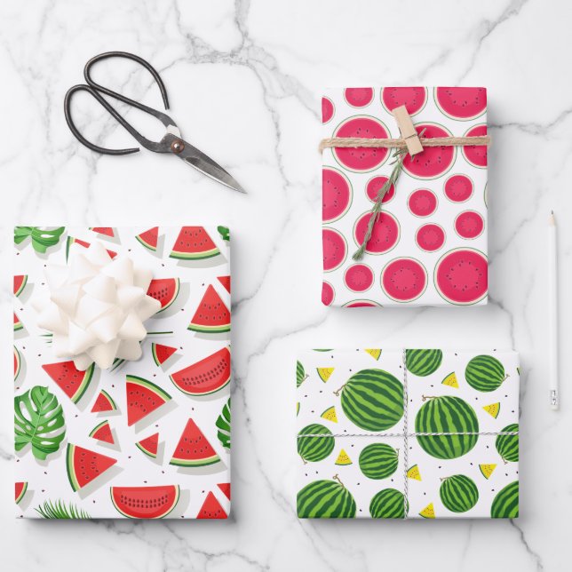 Ajuste de regalo corto | Hojas de papel para envol (Anverso)
