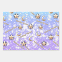 Ajuste de regalo de cumpleaños celestial | Papel n