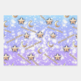 Ajuste de regalo de cumpleaños celestial | Papel n