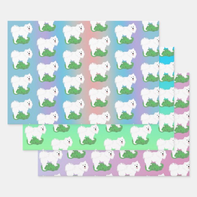 Ajuste de regalo Sammy en juego de hojas Pastels-3 (Set)