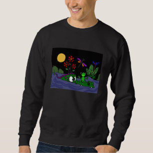 AK- rana en una camisa del arte popular de la