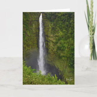 Akaka Falls, tarjeta de notas de Hawaii