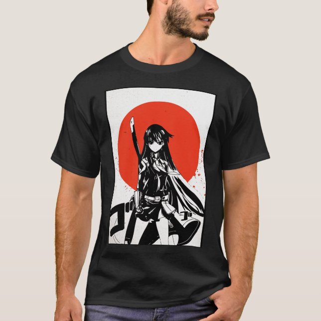 Akame Ga Matar A La Camisa Akame Manga Dibujar Sol (Anverso)