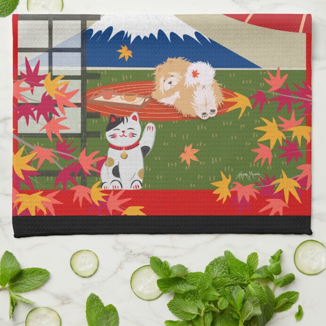 AKI Toallas de cocina para mascotas (Doblado)