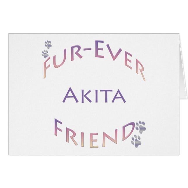 Akita Furever (Anverso (Horizontal))