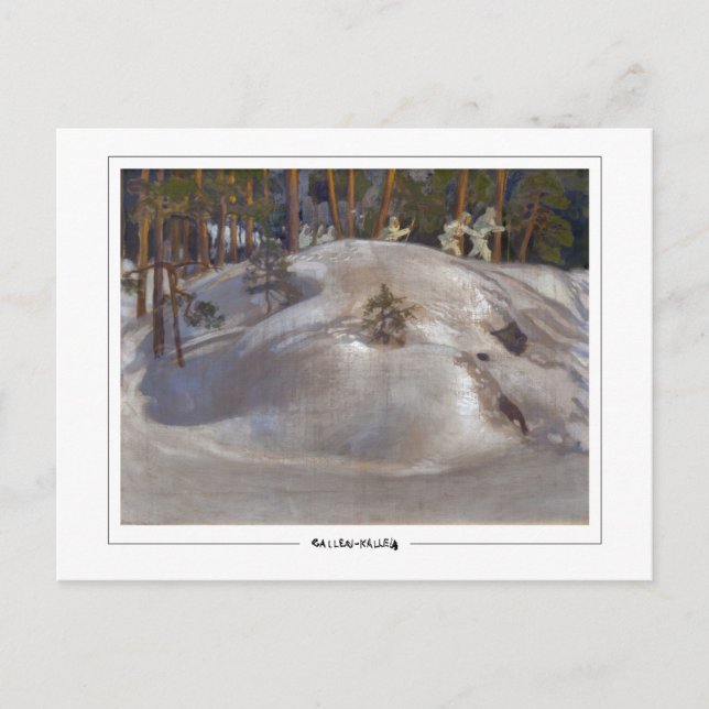 Akseli Gallen-Kallela #125 - postal Bella Artes (Anverso)