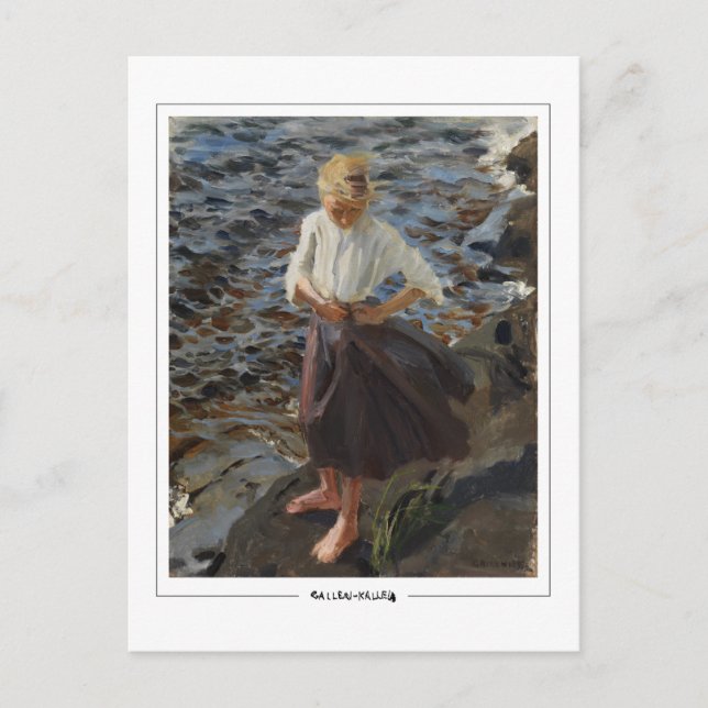 Akseli Gallen-Kallela #219 - postal Bella Artes (Anverso)