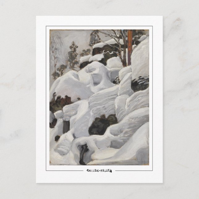 Akseli Gallen-Kallela #269 - postal Bella Artes (Anverso)