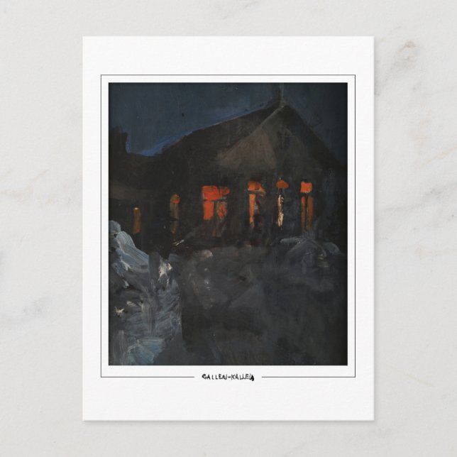 Akseli Gallen-Kallela #367 - postal Bella Artes (Anverso)