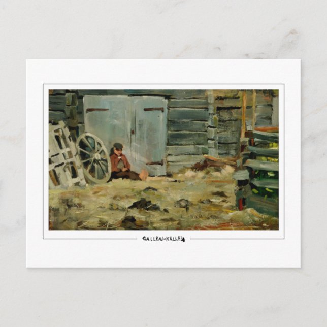 Akseli Gallen-Kallela #371 - postal Bella Artes (Anverso)