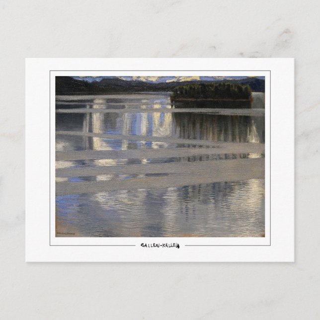 Akseli Gallen-Kallela #381 - postal Bella Artes (Anverso)