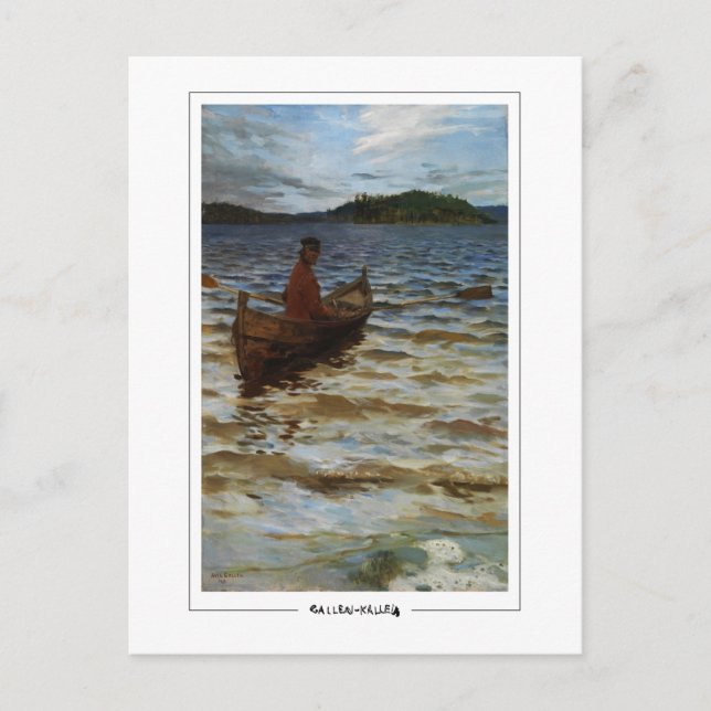 Akseli Gallen-Kallela #462 - postal Bella Artes (Anverso)