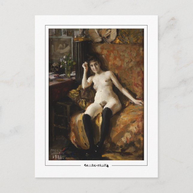 Akseli Gallen-Kallela #500 - postal Bella Artes (Anverso)