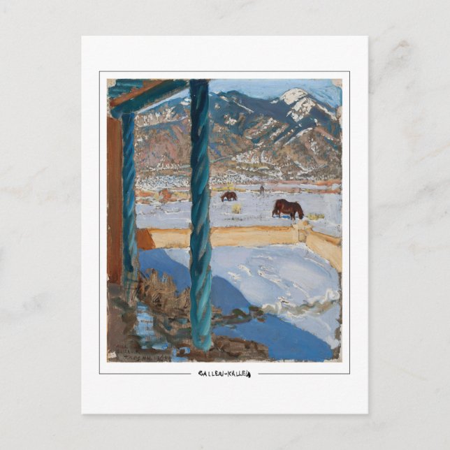 Akseli Gallen-Kallela #59 - postal Bella Artes (Anverso)