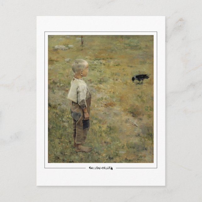 Akseli Gallen-Kallela #90 - postal Bella Artes (Anverso)