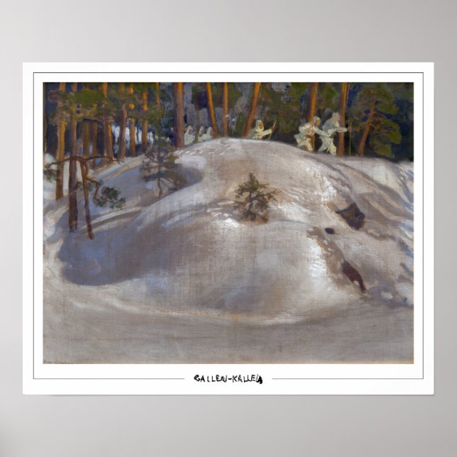 Akseli Gallen-Kallela Zedign Poster de Arte #125 (Frente)