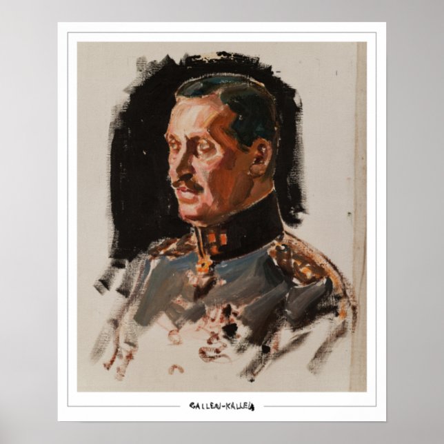 Akseli Gallen-Kallela Zedign Poster de Arte #14 (Frente)