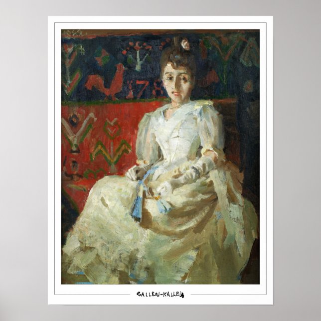 Akseli Gallen-Kallela Zedign Poster de Arte #22 (Frente)