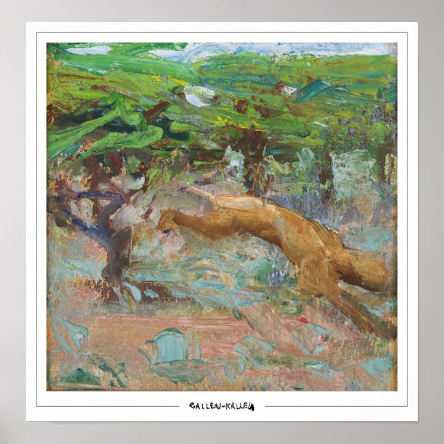 Akseli Gallen-Kallela Zedign Poster de Arte #246 (Frente)