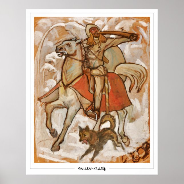 Akseli Gallen-Kallela Zedign Poster de Arte #262 (Frente)