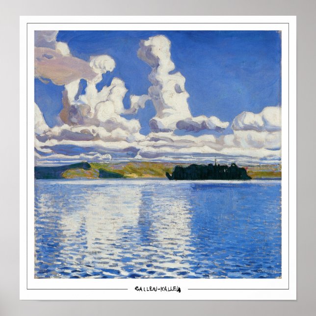 Akseli Gallen-Kallela Zedign Poster de Arte #31 (Frente)
