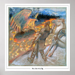 Akseli Gallen-Kallela Zedign Poster de Arte #355