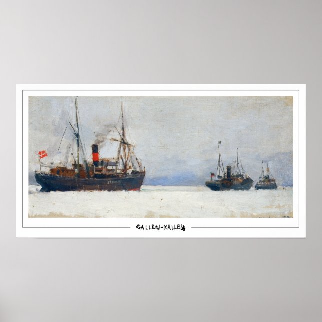 Akseli Gallen-Kallela Zedign Poster de Arte #364 (Frente)