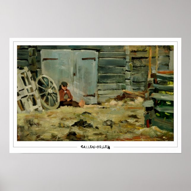 Akseli Gallen-Kallela Zedign Poster de Arte #371 (Frente)