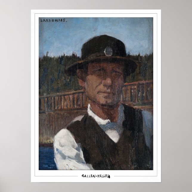 Akseli Gallen-Kallela Zedign Poster de Arte #377 (Frente)