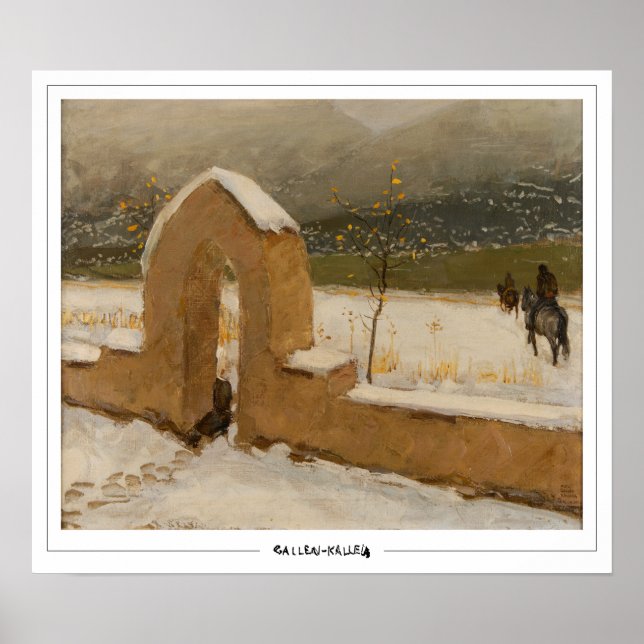 Akseli Gallen-Kallela Zedign Poster de Arte #379 (Frente)