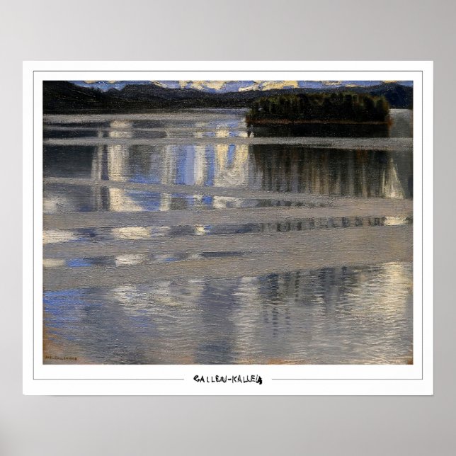 Akseli Gallen-Kallela Zedign Poster de Arte #381 (Frente)