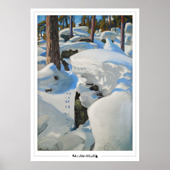 Akseli Gallen-Kallela Zedign Poster de Arte #385 (Frente)